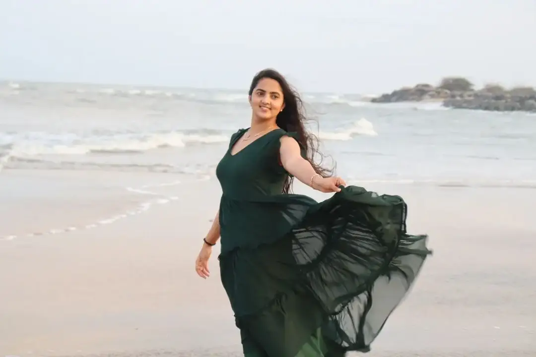 Indian TV Actress Radhika Preeti Images in Black Dress